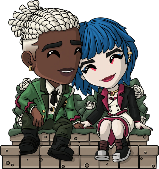 Youtooz Ekko and Powder Figure