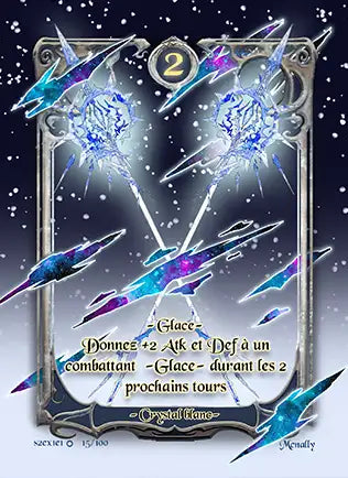 Carte Safir - Crystal blanc - Saison 2.5 ED1 Nuit Blanche