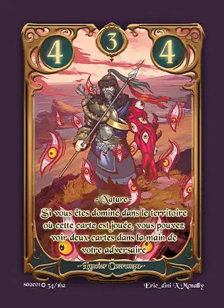 Carte Safir - Lancier Corrompu - Saison 2 ED1 Forteresse Azur
