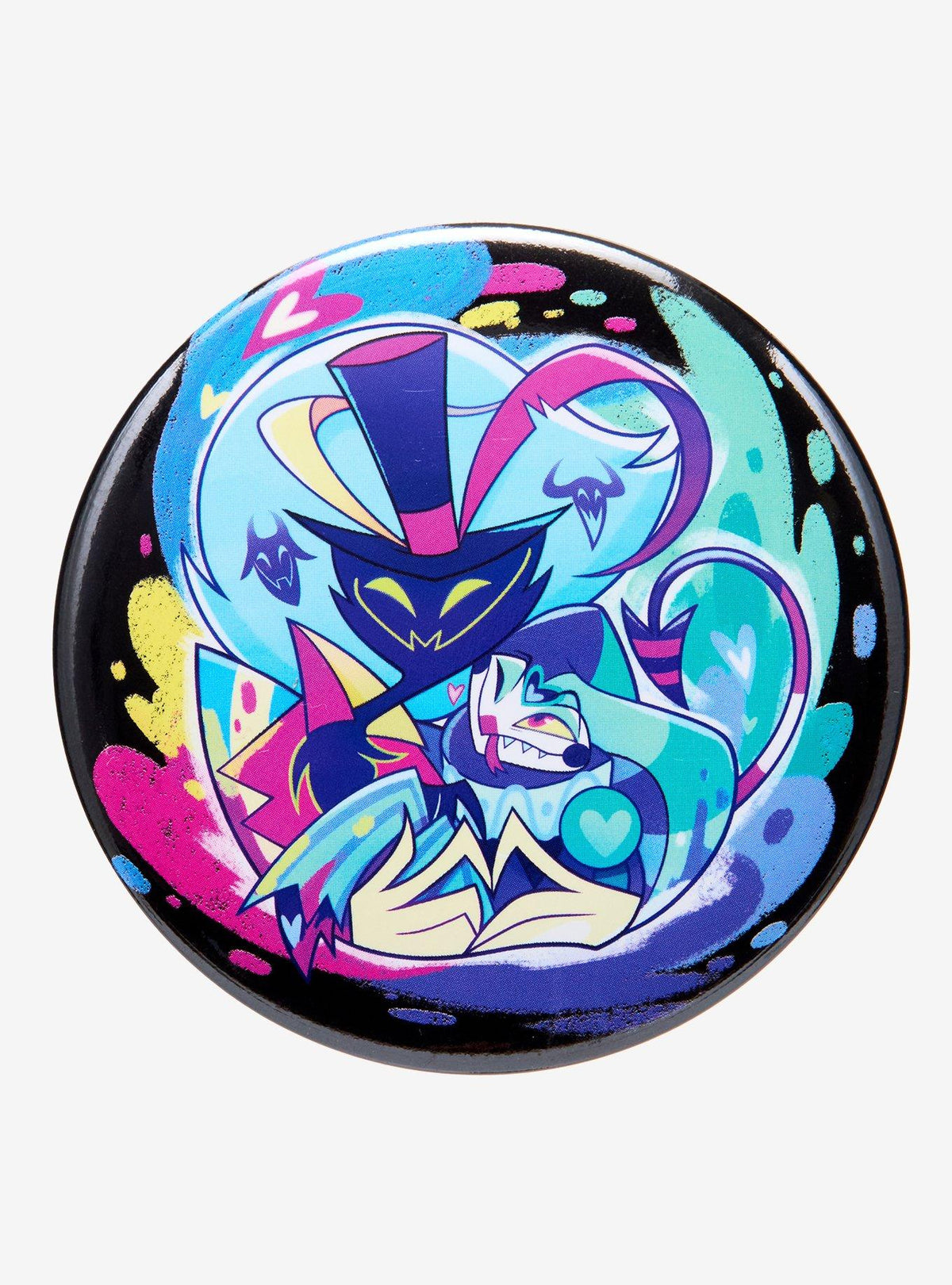 Badge Helluva Boss : Asmodeus & Fizzarolli Pride
