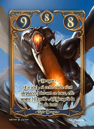 Carte Safir - Noir Dragon - Saison 2.5 ED1 Nuit Blanche