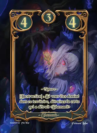 Carte Safir - Shamanit - Saison 2 ED1 Forteresse Azur