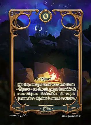 Carte Safir - Feu - Saison 2 ED1 Forteresse Azur