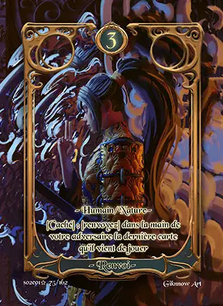 Carte Safir - Renvoi - Saison 2 ED1 Forteresse Azur