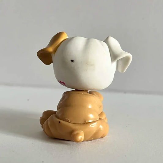 Littlest Pet Shop Bulldog Mom and Baby Figure #3587 #3588