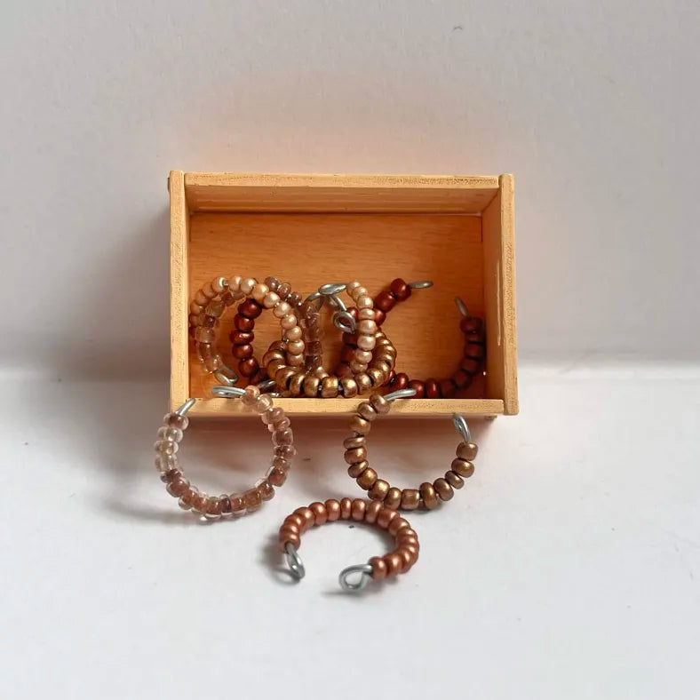 LPS Simple Necklace Set in Shades of Brown