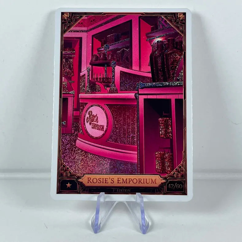 Hazbin Hotel Card 42/60: ROSIE'S EMPORIUM Foil