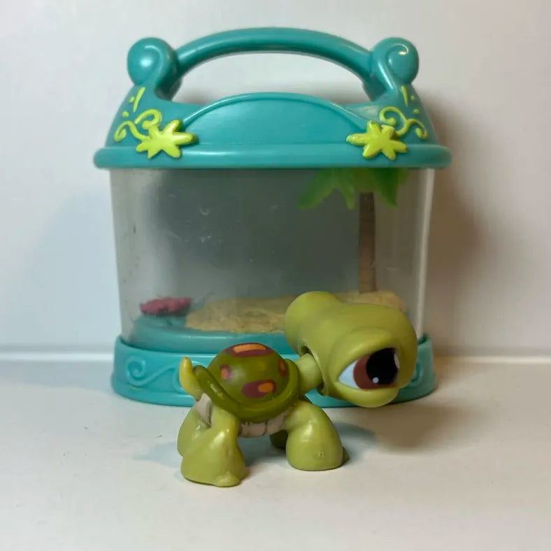 Figurine Littlest Petshop Tortue #8 "Portable Pets"
