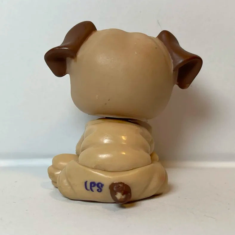 Figurine Littlest Petshop Chien Bulldog #1342