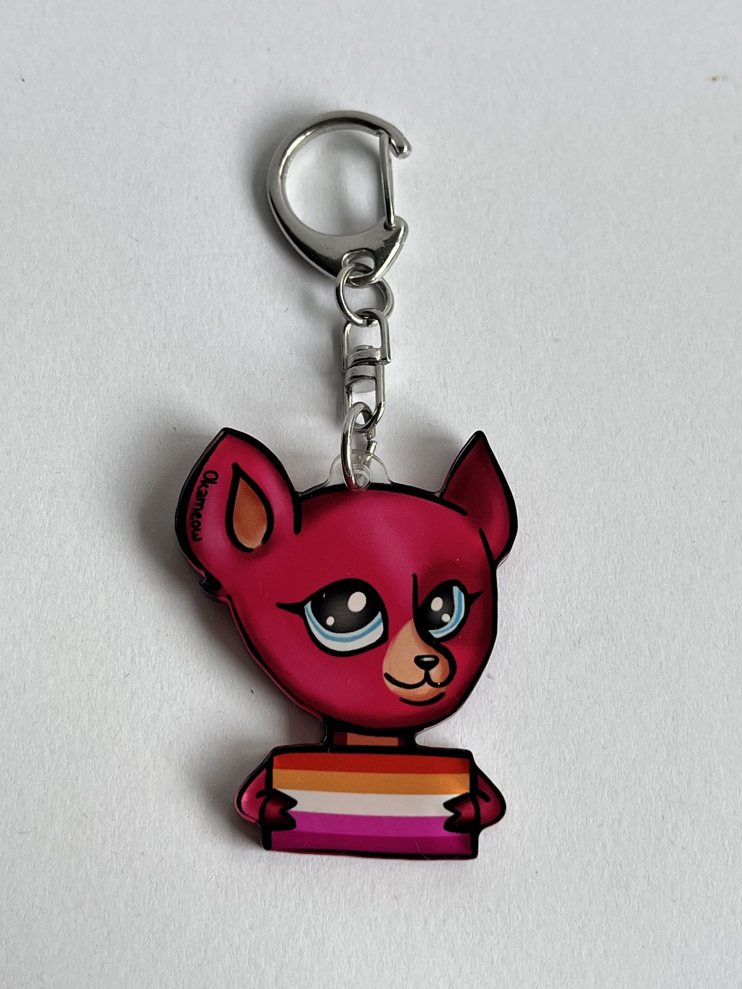 LPS Lesbian Deer Keychain