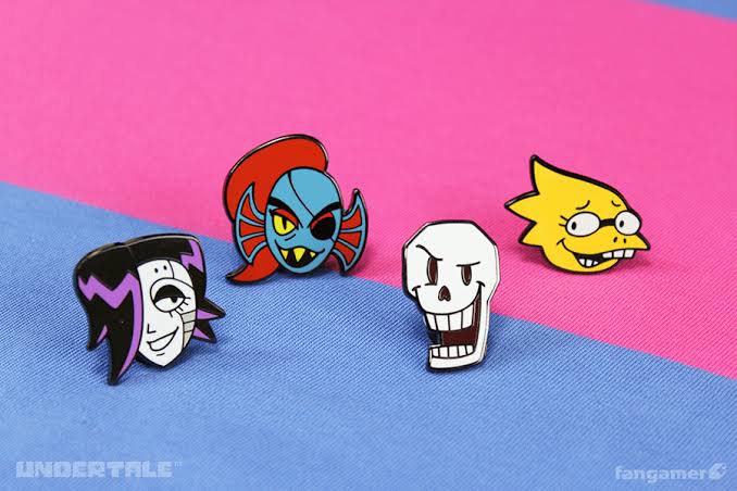Set de 4 pins Undertale (1)