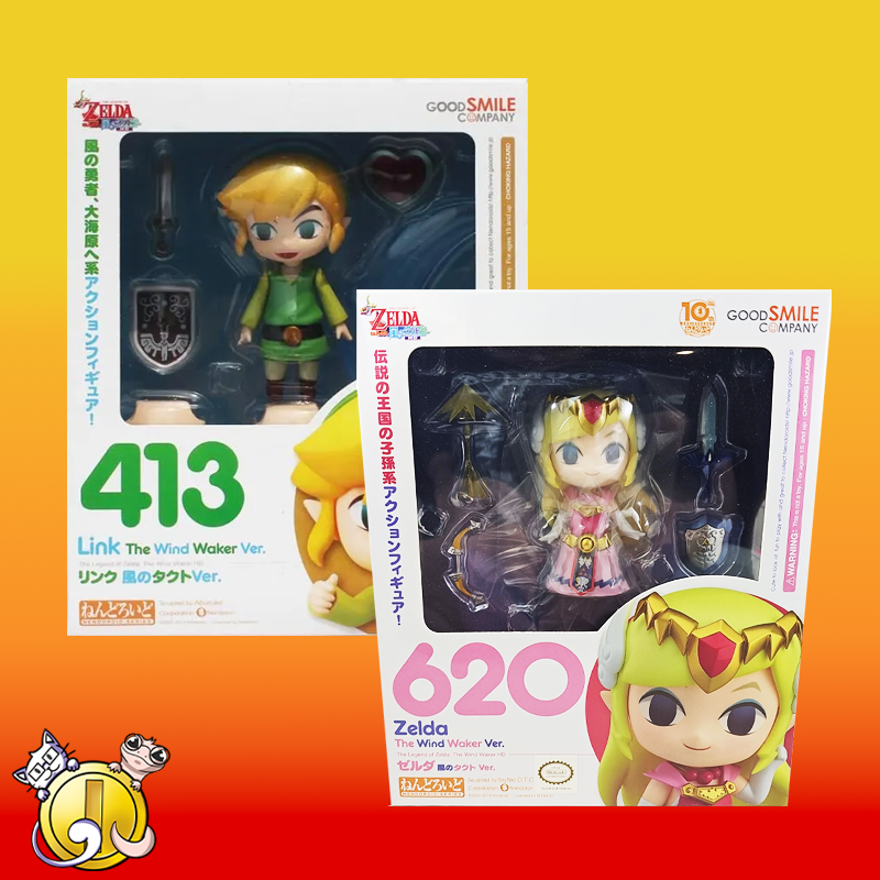 Figurines Nendoroid vintage Link & Zelda Wind Waker