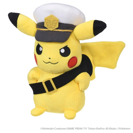Peluche Pokémon Captain Pikachu Goggles ver.