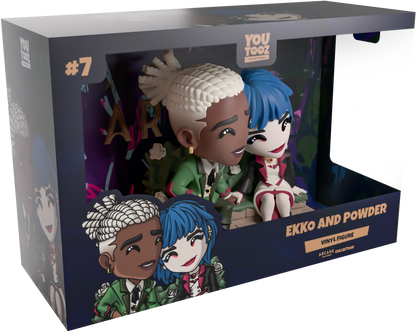 Youtooz Ekko and Powder Figure