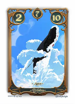 Carte Safir - Baleine - Saison 2 ED1 Forteresse Azur