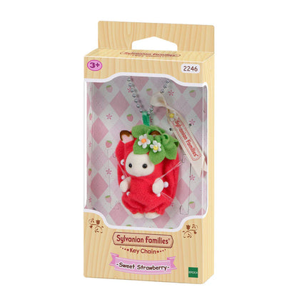 Sylvanian Families : Porte-clés Baby Bunny Strawberry