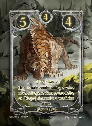 Carte Safir - Tigre de Barf - Saison 2.5 ED1 Nuit Blanche
