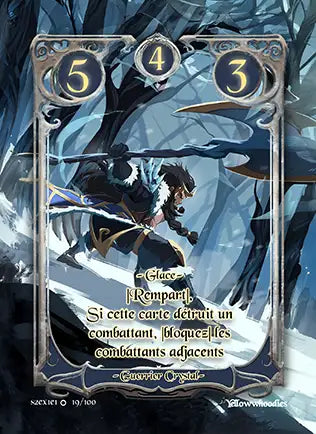 Carte Safir - Guerrier Crystal - Saison 2.5 ED1 Nuit Blanche