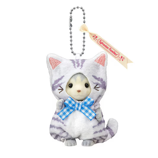 Sylvanian Families : Porte-clés Husky Girl Cat Costume KC03