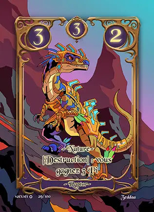 Carte Safir - Raptor - Saison 2.5 ED1 Nuit Blanche