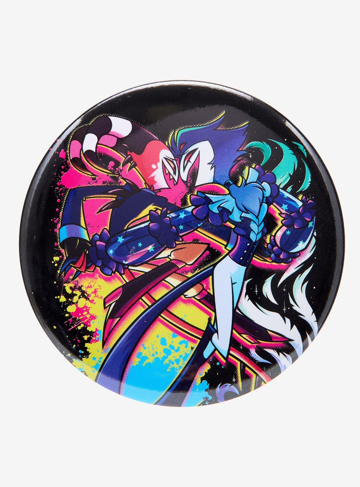 Badge Helluva Boss : Stolas & Blitz Pride