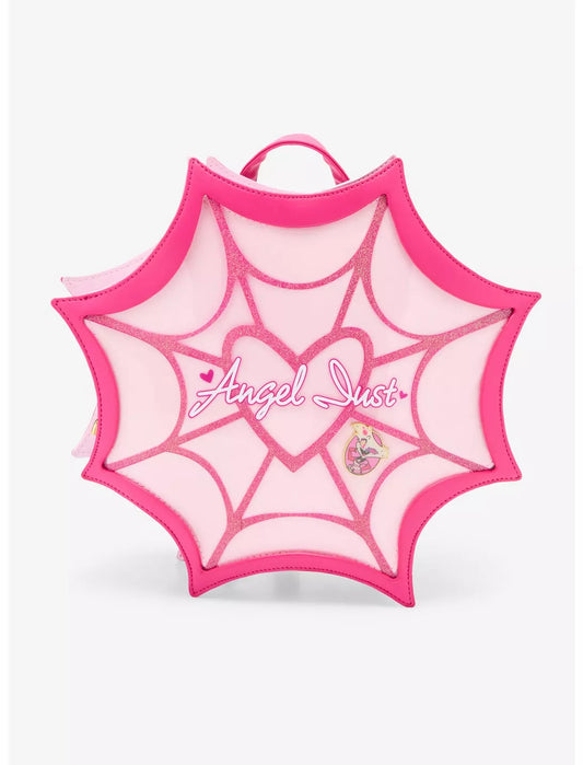 Hazbin Hotel Angel Dust Toile d'Araignée Pin Collector Mini Sac à dos