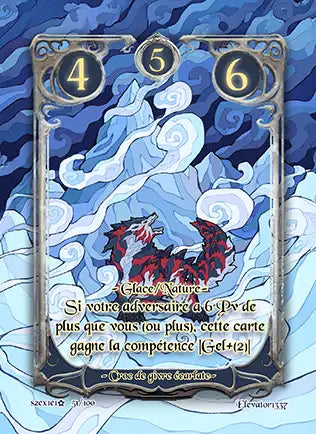 Carte Safir - Croc de givre écarlate - Saison 2.5 ED1 Nuit Blanche
