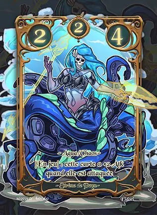 Carte Safir - Sirène du Payn - Saison 2 ED1 Forteresse Azur