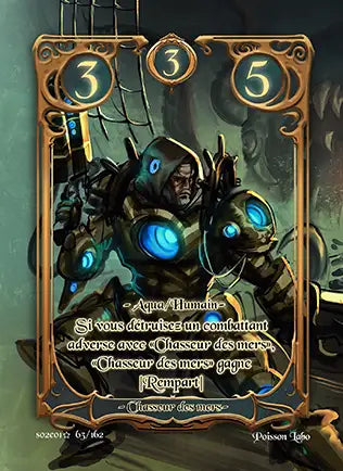 Carte Safir - Chasseur des mers - Saison 2 ED1 Forteresse Azur