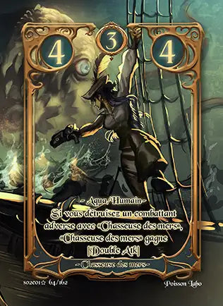 Carte Safir - Chasseuse des mers - Saison 2 ED1 Forteresse Azur