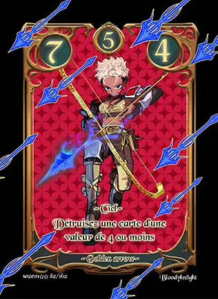 Carte Safir - Golden Arrow - Saison 2 ED1 Forteresse Azur