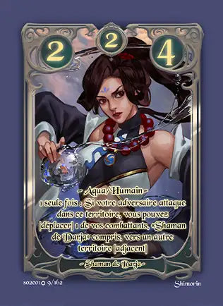 Carte Safir - Shaman de Darja - Saison 2 ED1 Forteresse Azur