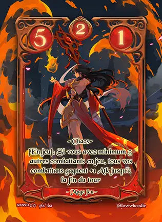 Carte Safir - Mage Feu - Saison 2 ED1 Forteresse Azur