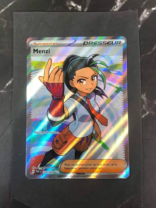 Carte Pokémon Menzi Destinées de Paldea