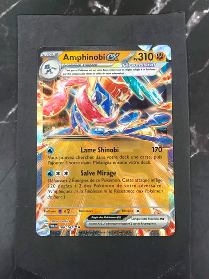 Carte Pokémon Amphinobi Ex Mascarade Crépusculaire