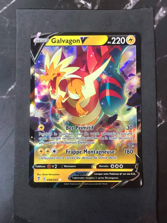Carte Pokémon Galvagon V Évolution Céleste