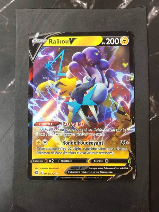 Carte Pokémon Raikou V Stars Étincelantes