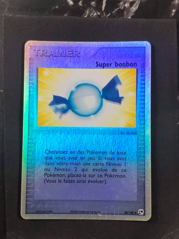 Carte Pokémon Super Bonbon Reverse EX Tempête de Sable