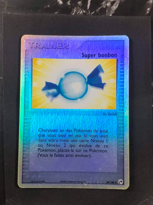 Carte Pokémon Super Bonbon Reverse EX Tempête de Sable