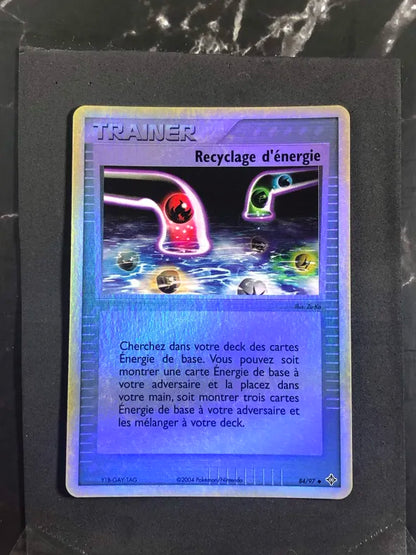 Carte Pokémon Recyclage d'énergie Reverse EX Dragon