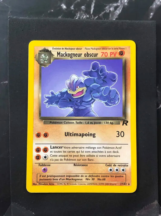 Carte Pokémon Mackogneur obscur Rocket