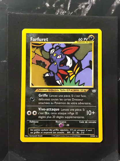 Carte Pokémon Farfuret Néo Révélation