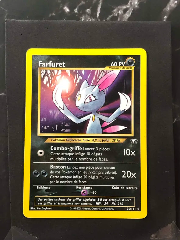 Carte Pokémon Farfuret Néo Génésis