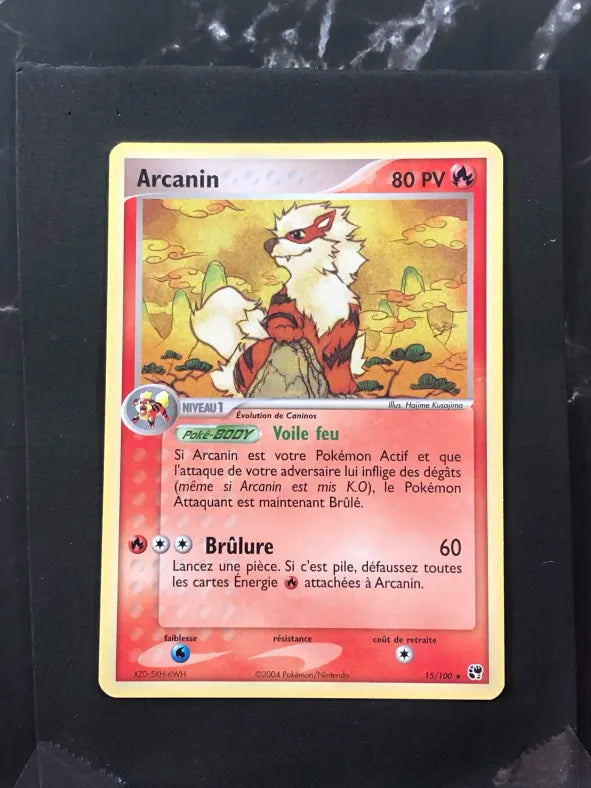 Carte Pokémon Arcanin EX Tempête de Sable