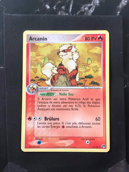 Carte Pokémon Arcanin EX Tempête de Sable