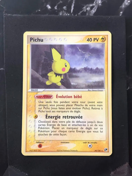Carte Pokémon Pichu EX Tempête de Sable