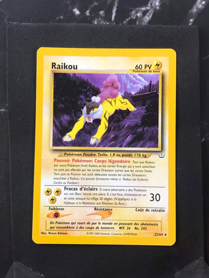 Pokémon Raikou Neo Revelation Card