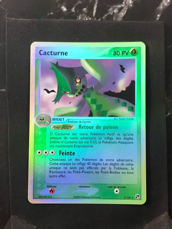 Carte Pokémon Cacturne Reverse EX Tempête de Sable