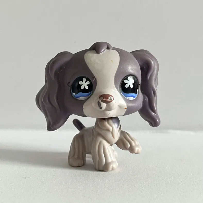 Littlest Pet Shop Dog Spaniel #672 Figurine