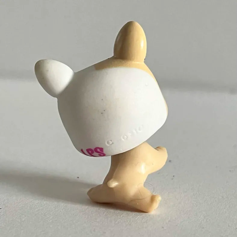 Littlest Pet Shop Bulldog Mom and Baby Figure #3587 #3588